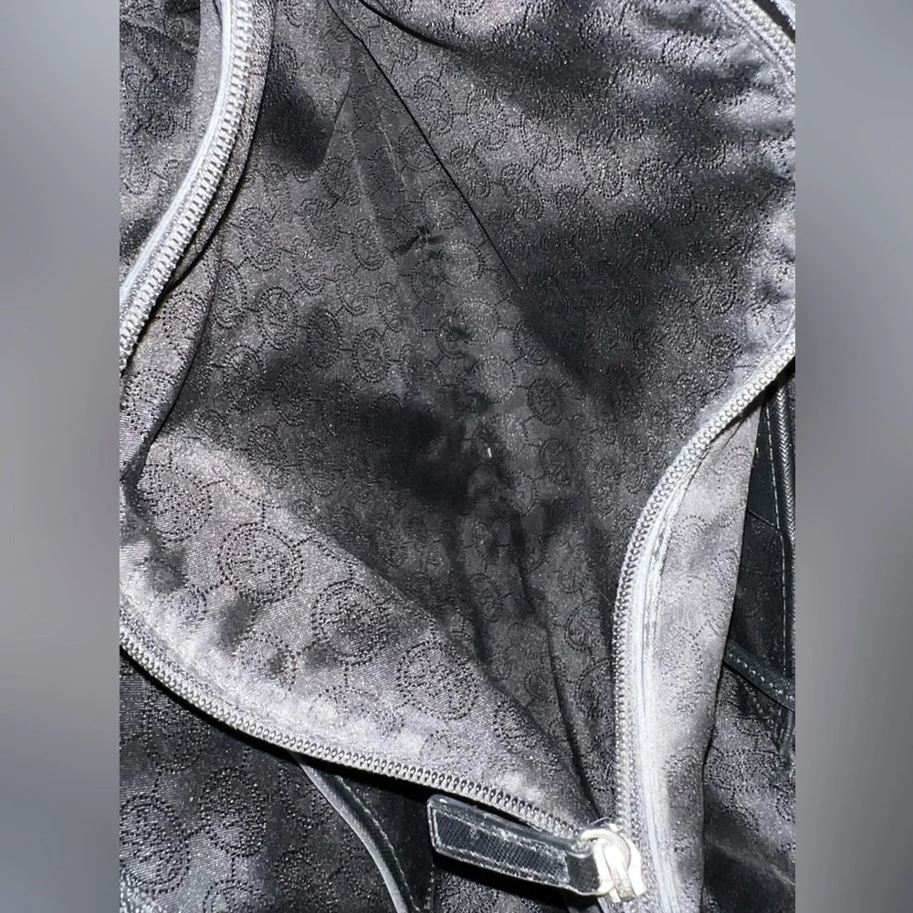 Black Leather Tote Bag MK - Picture 9 of 15